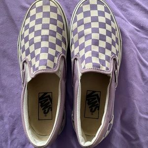 Vans … purple check … women’s size 7